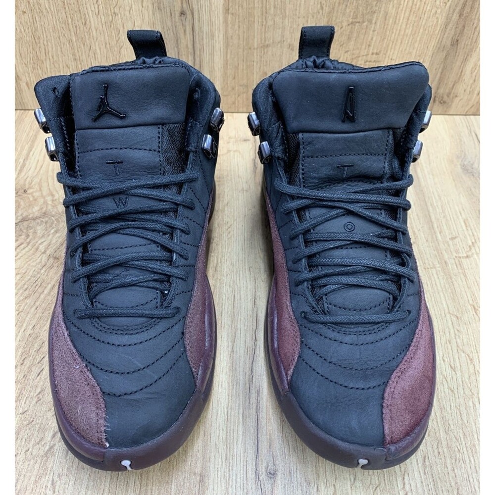 Air Jordan 12 x A Ma Maniere Womens Size 8 Retro SP Black DV6989-001 Mid Shoes - Picture 4 of 13